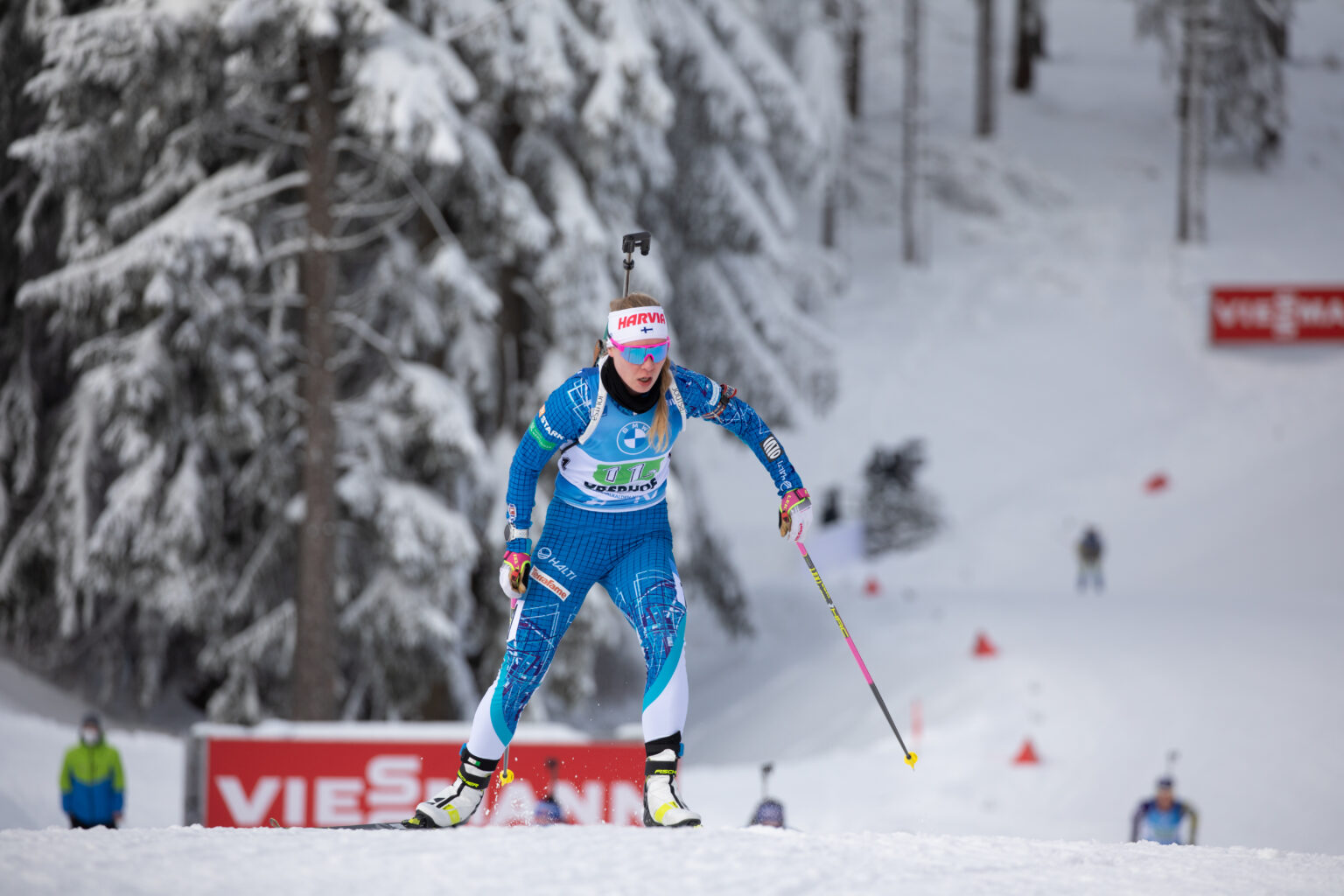 Suvi Minkkinen 58s Antholzin maailmancupin normaalimatkalla Suomen